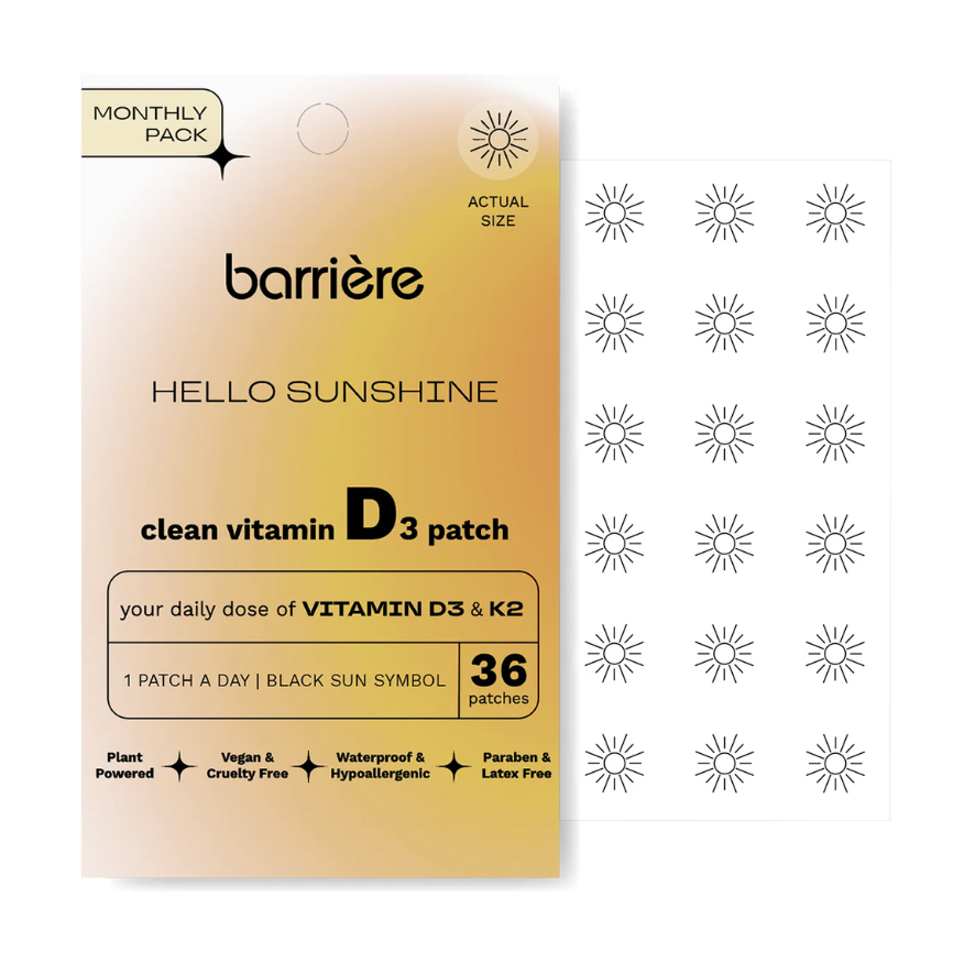 pack of Barrière hello sunshine vitamin stickers